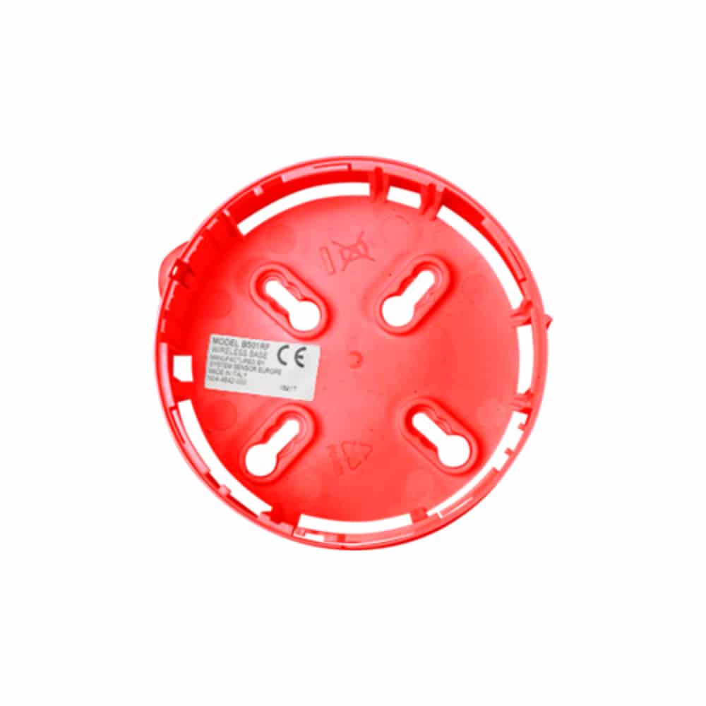 Sockel für Funk Melder, Signalgeber oder Repeater, rot | AGILE – Artikel B501RF-RR | HON Security and Fire Distribution GmbH