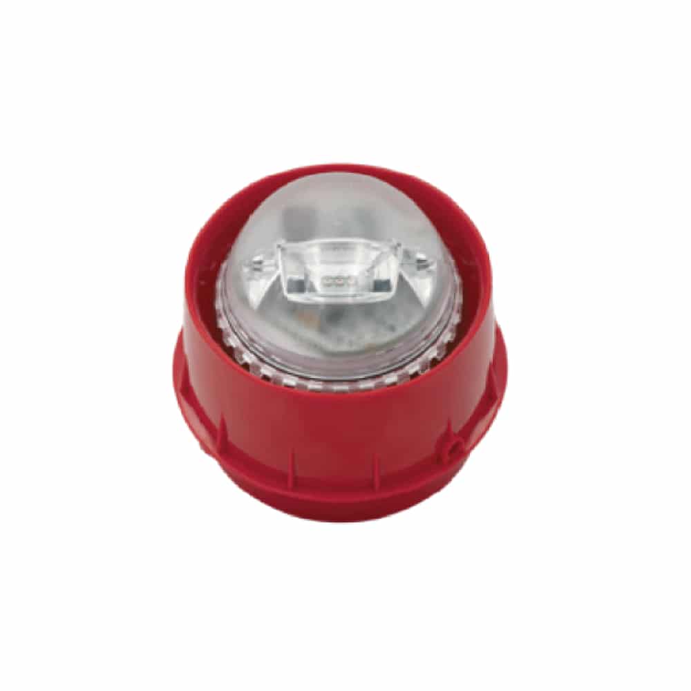 Optisch-/Akustische Wandsirene EN54-23 (W-3,5-10), Blitzfarbe rot | AGILE – Artikel NRX-WSF-RR | HON Security and Fire Distribution GmbH