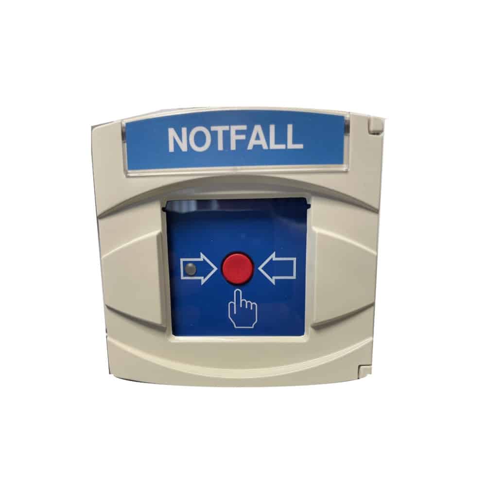 Handfeuermelder NFXI-DKME-W mit Isolator – weiß – für NOTFALL-Anwendungen | NOTIFIER | HON Security and Fire Distribution GmbH