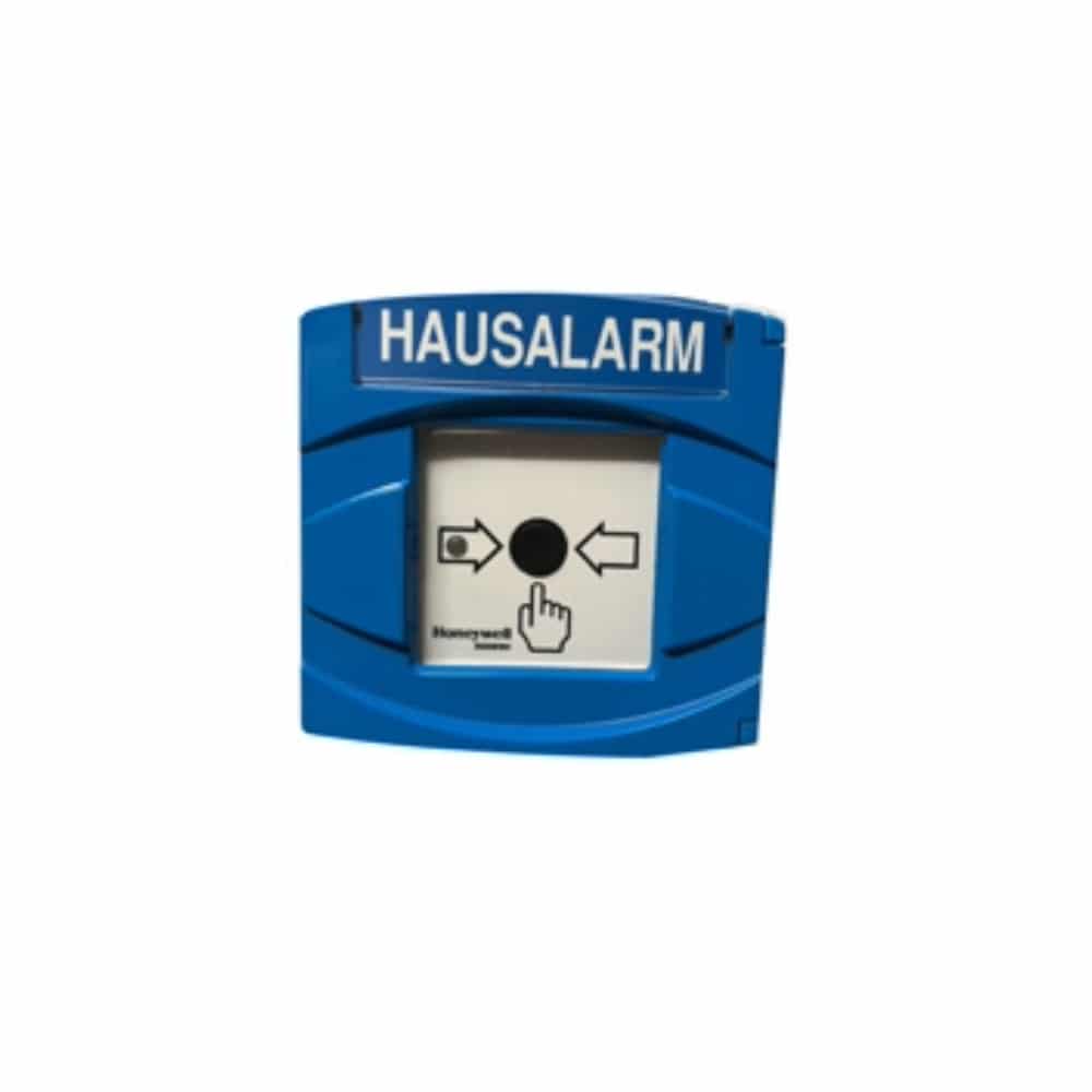 Handfeuermelder mit Isolator – Ringbus | blau – Artikel MI-DKMEB-I | HON Security and Fire Distribution GmbH